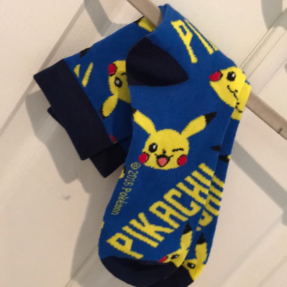 NWOT Pikachu socks.
